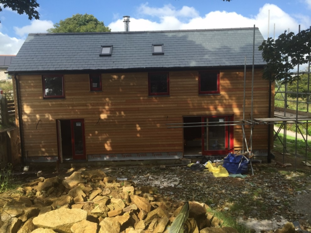 Launceston extension Building With Frames